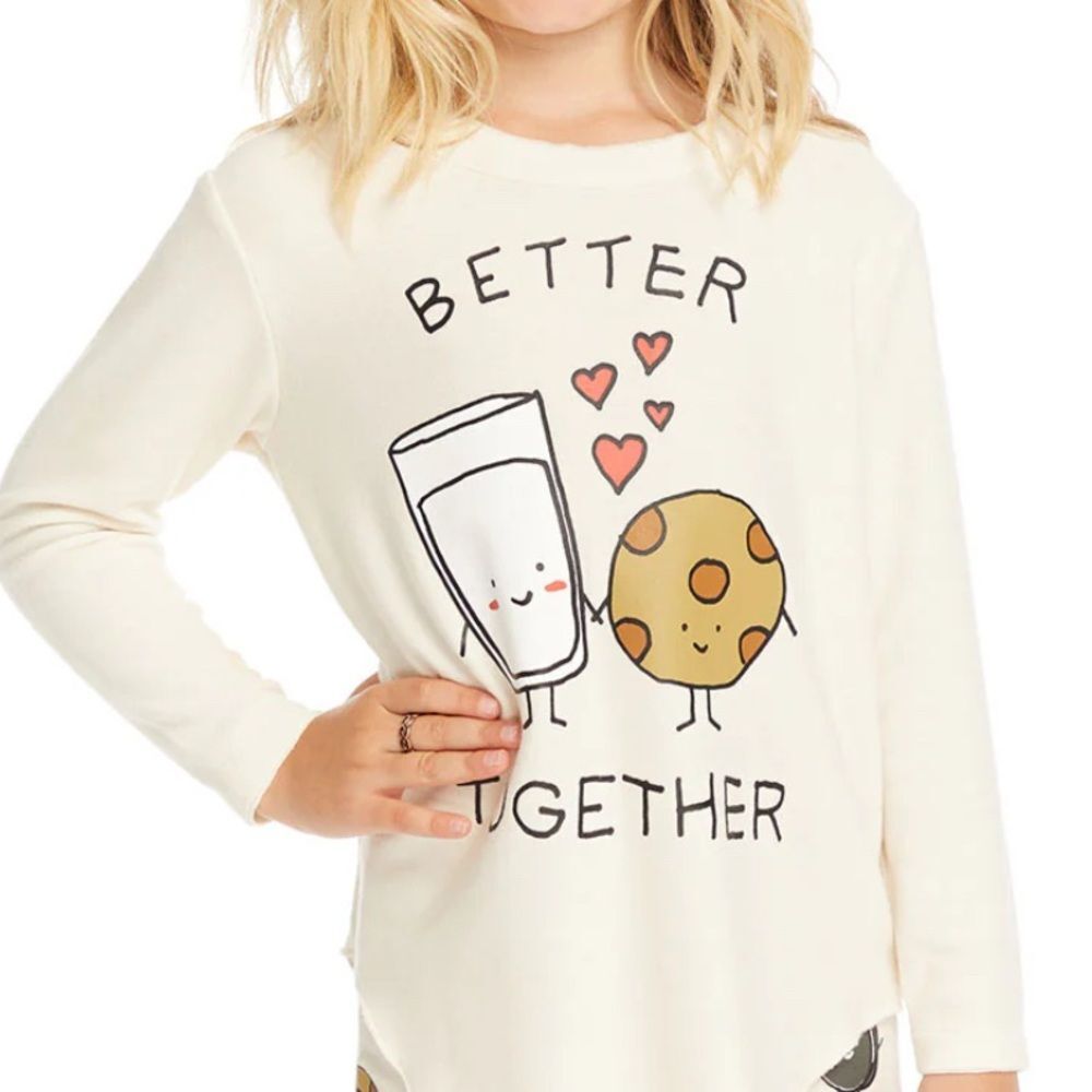 Girls Chaser Set Better Together Long Sleeve & Jogger Sweatpants Size 6